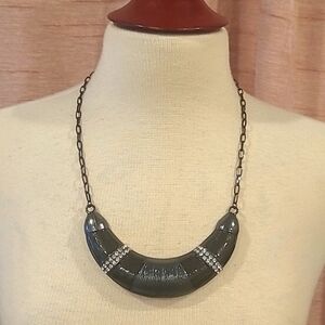 Black with diamond like stones